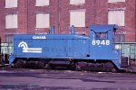 Conrail, CR 8948 SW9, ex-CNJ shops at Elizabeth Port, New Jersey. February 2, 1977. 